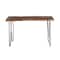 Alaterre Furniture Hairpin Natural Live Edge Wood with Metal 48" Media Console Table, Natural AWDD1020 - alternate 7